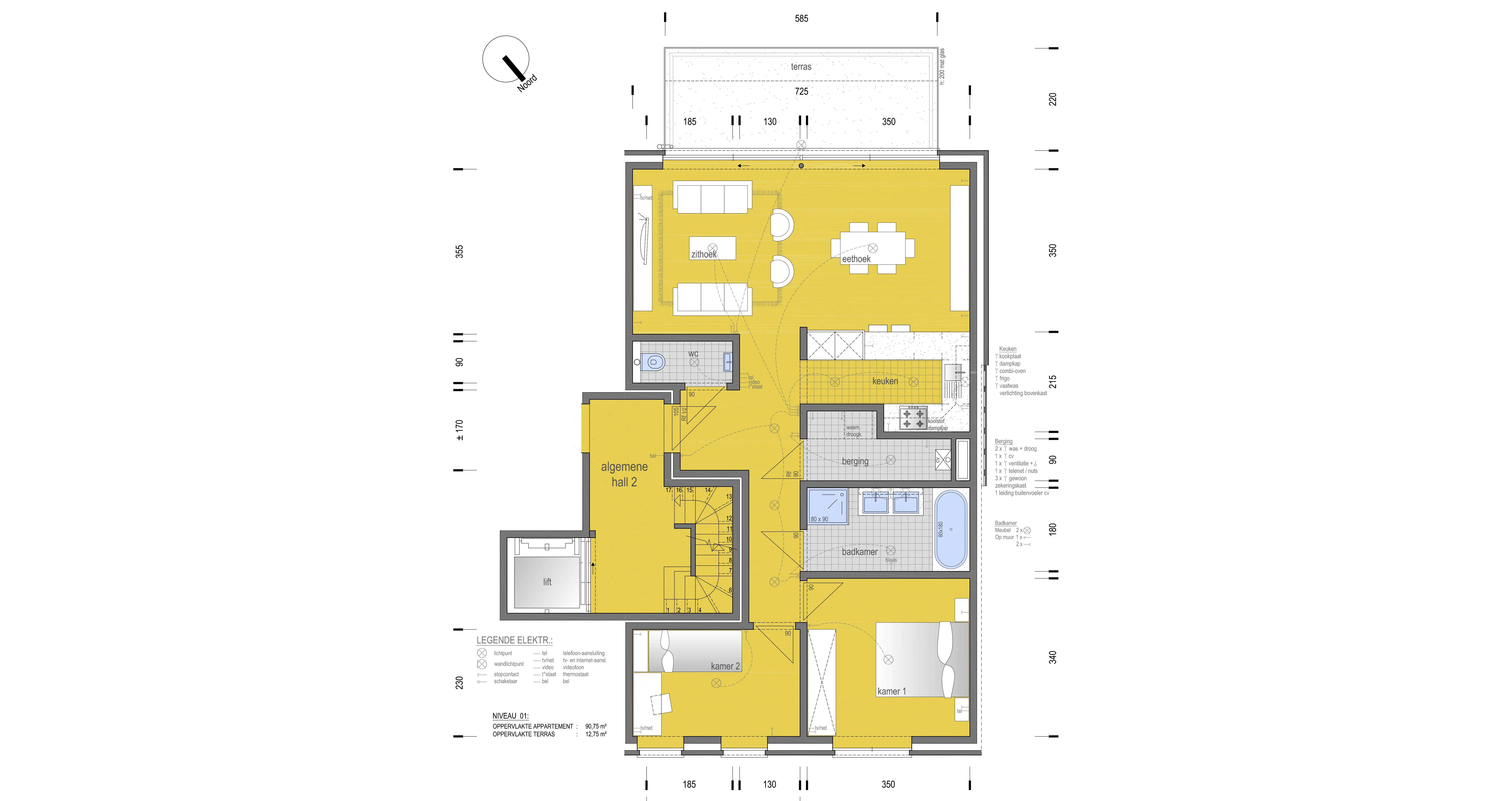 Nieuwbouw appartement met groot terras (31/012-31/011-33/012)