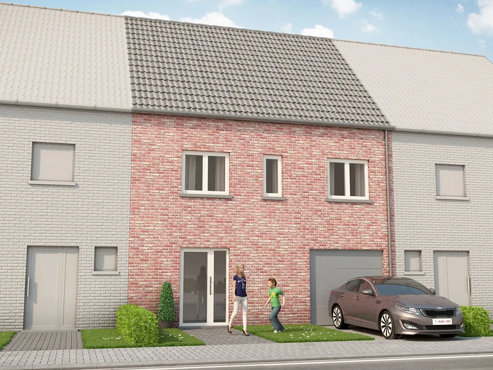  Closed new-build house near the center1