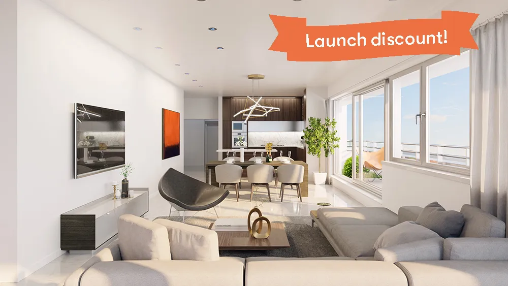 Magnifique penthouse (183m2) avec d'immenses terrasses (144m2) - (04.1)0