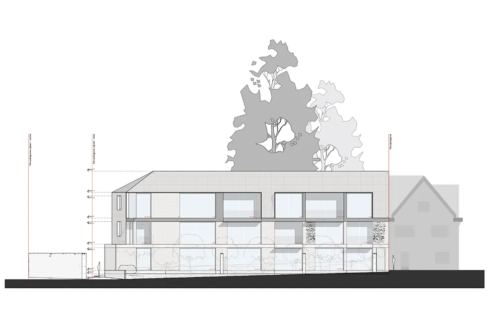 Vergunde projectgrond voor 8 (in de toekomst 9) appartementen0