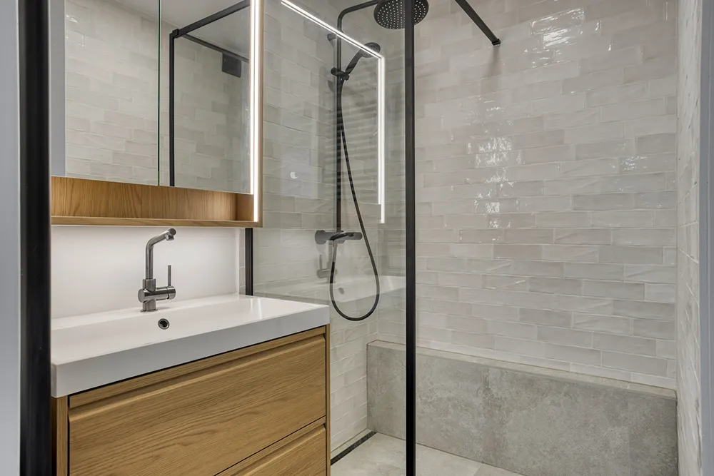Renovated two-bedroom apartment