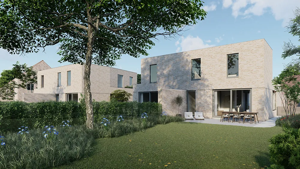 Nieuwbouwwoningen met 3 of 4 slaapkamers in hartje Kastel (Hamme)