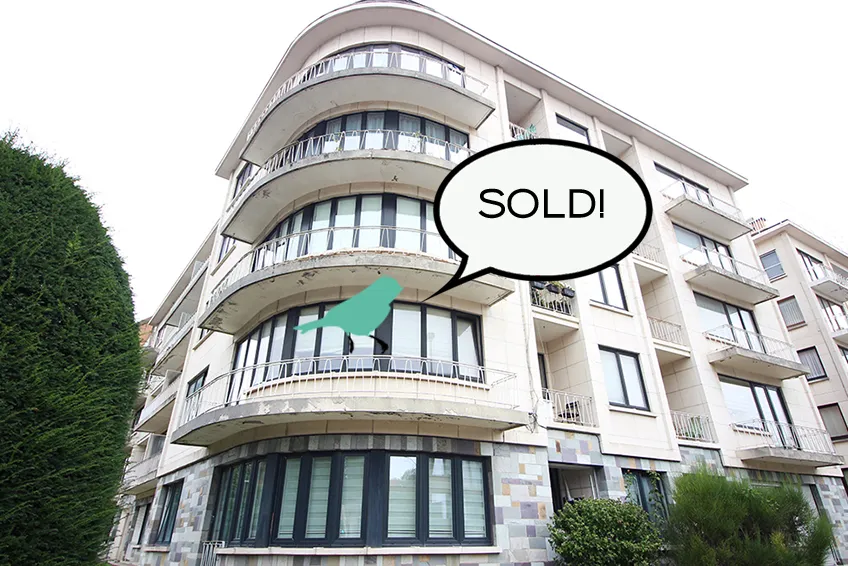 Appartement van 95 m² met 3 terrassen en garagebox0