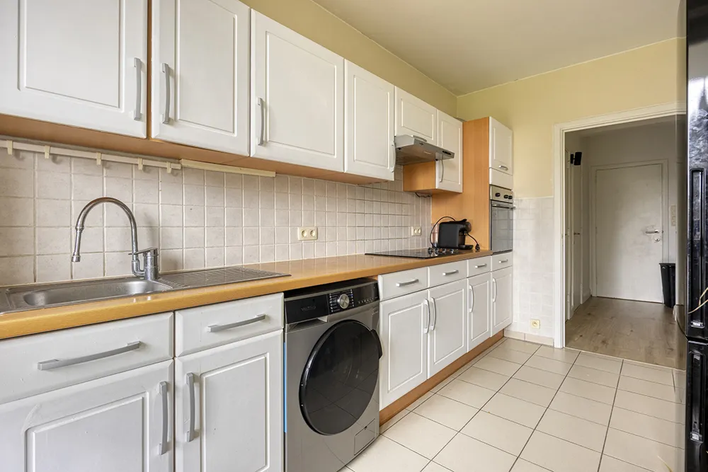 Gelijkvloers appartement met 2 slaapkamers en grote tuin