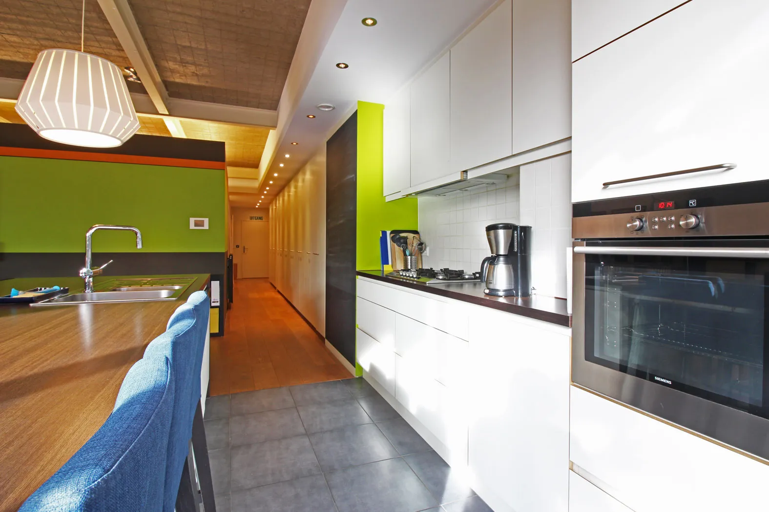Luxueze loft met zicht op groen binnengebied
